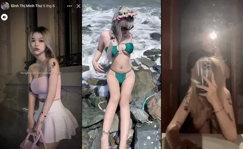 Đình Thị Minh Thư anh quay phim em cũng lấy điện thoại ra quay